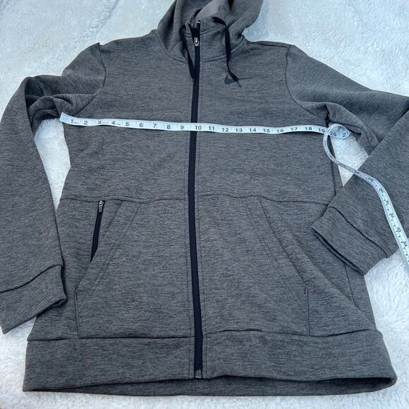 Nike Mens Training Therma Fit Full Zip Up Hoodie Sz S Grey Casual Athleisure Lux - Picture 4 of 8
